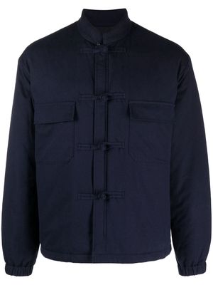 Undercover cargo-pocket shirt jacket - Blue