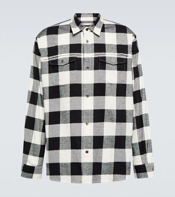 Undercover Checked cotton shirt