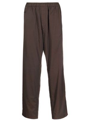 Undercover cotton straight-leg trousers - Brown