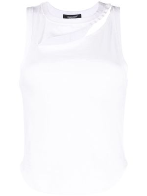Undercover cut-out detail top - White