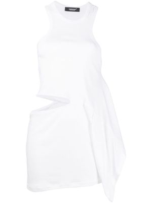 Undercover cut-out detailing sleeveless top - White