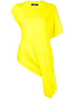 Undercover cut-out detailing wool top - Yellow