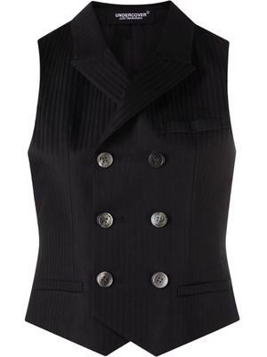 Undercover double-breasted waistcoat - Black