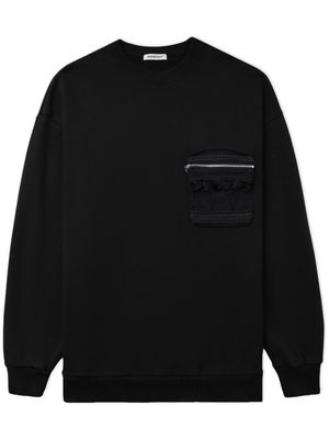 Undercover drop-shoulder cotton sweatshirt - Black