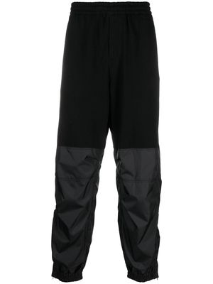 Undercover elastic-waist panelled track pants - Black
