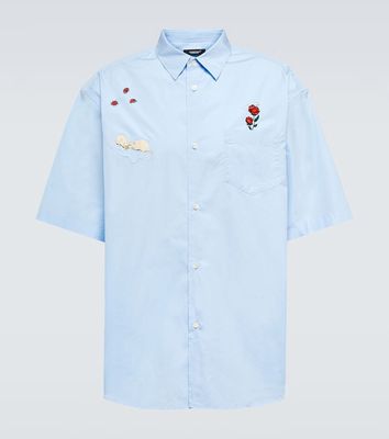 Undercover Embroidered cotton poplin shirt
