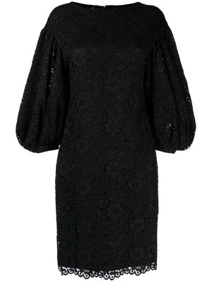 UNDERCOVER embroidered shift dress - Black