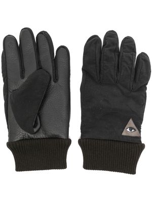 Undercover eye patch-detail padded gloves - Black
