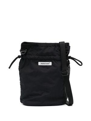 Undercover faux-shearling shoulder bag - Black