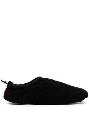 Undercover faux-shearling slippers - Black