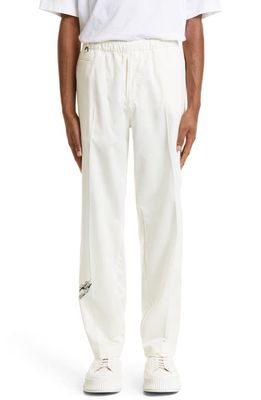 Undercover Graphic Pants in Ivory