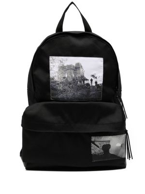 Undercover graphic-patches backpack - Black