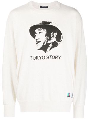 Undercover graphic-print cotton sweatshirt - Neutrals