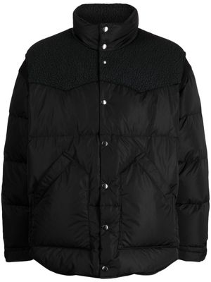 Undercover high-neck puffer jacket - Black