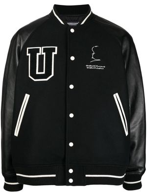 Undercover Hitchcock-graphic bomber jacket - Black