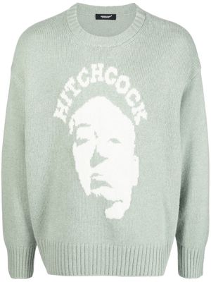 Undercover Hitchcock graphic jumper - Green