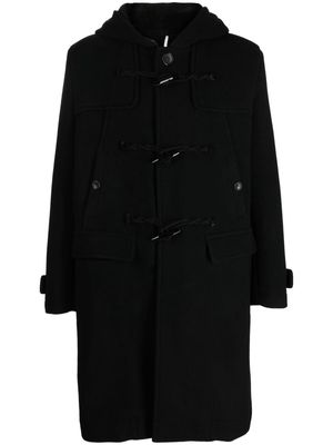 Undercover hooded duffle coat - Black
