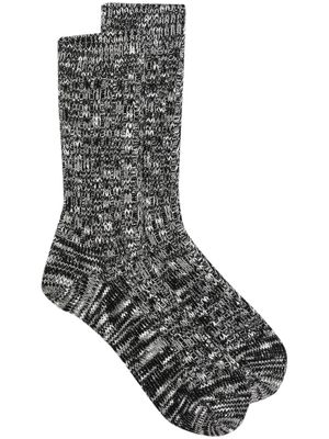 Undercover knitted wool socks - Black