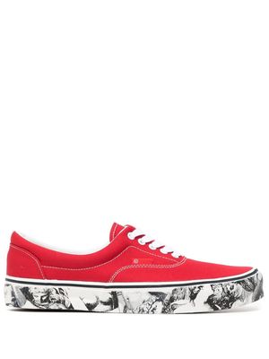 Undercover lace-up low-top sneakers - Red