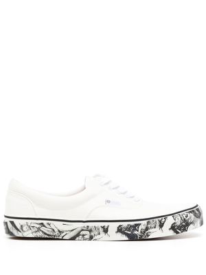 Undercover lace-up low-top sneakers - White