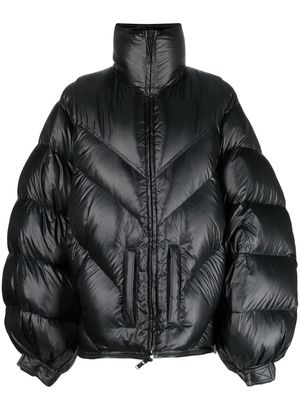 Undercover layered padded jacket - Black