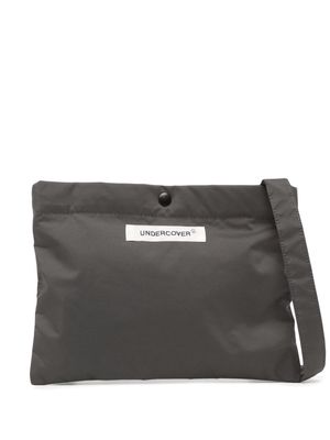 Undercover logo-patch shoulder bag - Grey