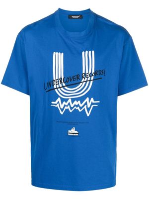 Undercover logo-print short-sleeve T-shirt - Blue