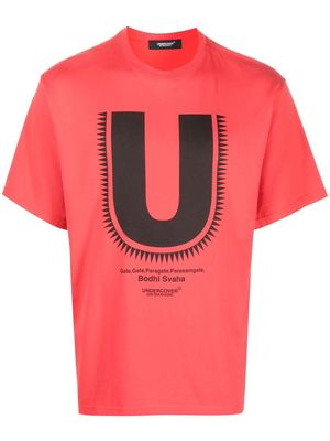 Undercover logo-print short-sleeved T-shirt - Red