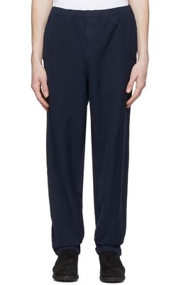 Undercover Navy Polyester Trousers