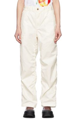 Undercover Off-White Cotton Trousers
