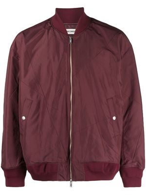 Undercover panelled bomber jacket - Red