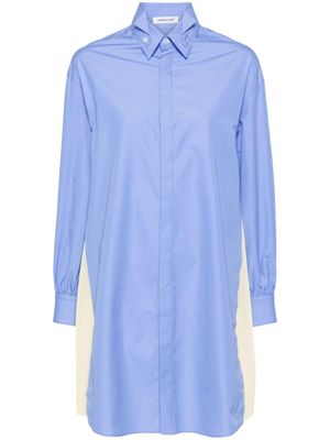 Undercover panelled cotton shirt - Blue