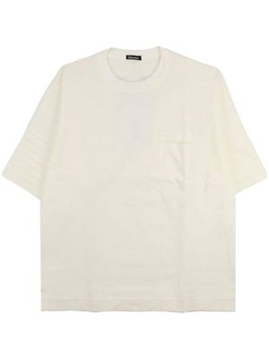 Undercover patch-pocket cotton T-shirt - Neutrals