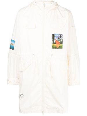 Undercover Pink Floyd photograph-print parka - White