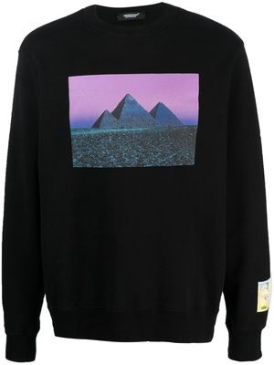 Undercover Pink Floyd print sweatshirt - Black