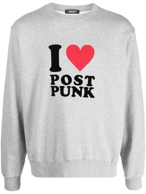 Undercover Post Punk cotton sweatshirt - Grey