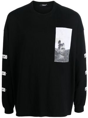 Undercover Psycho long-sleeve T-shirt - Black