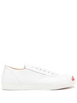 Undercover rubber-toecap lace-up sneakers - White