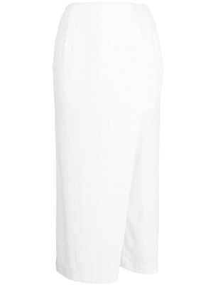 Undercover sequin-embellishment cropped trousers - White