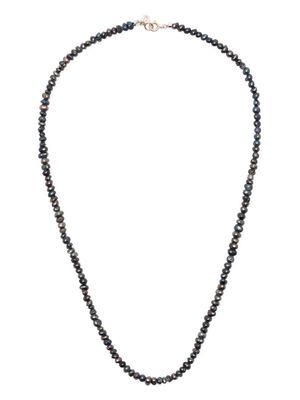 Undercover stone-embellished beaded necklace - Black