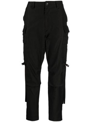 Undercover strap-detail cargo trousers - Blue