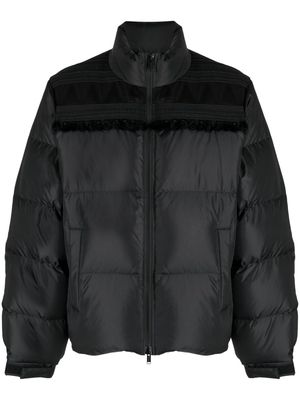 Undercover tassel-detail padded jacket - Black