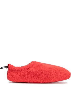 Undercover textured drawstring shoes