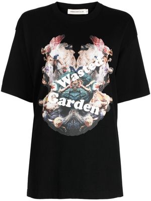 Undercover Wasted Garden cotton T-shirt - Black