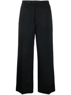 Undercover wide-leg ankle-length trousers - Black