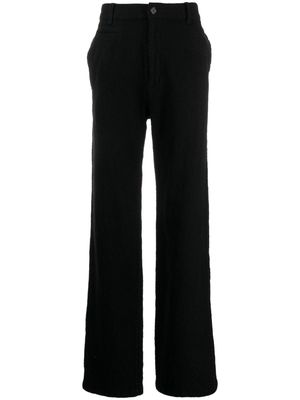 Undercover wool straight-leg trousers - Black
