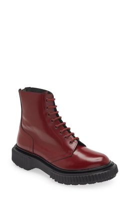 Undercover x Adieu Zip Combat Boot in Bordeaux 