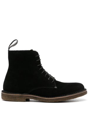 Undercover x Astorflex lace-up leather boots - Black