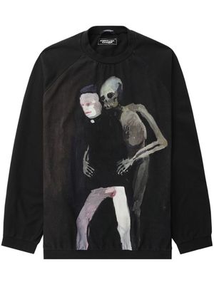 Undercover x Helen Verhoeven cotton sweatshirt - Black