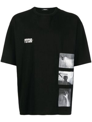 Undercover x Psycho graphic-patch T-shirt - Black
